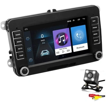 2 DIN Android 7 collu GPS navigācijas auto stereo 