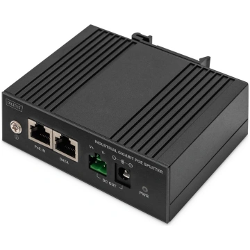DIGITUS - PoE splitter - Gigabit Ethernet, industr