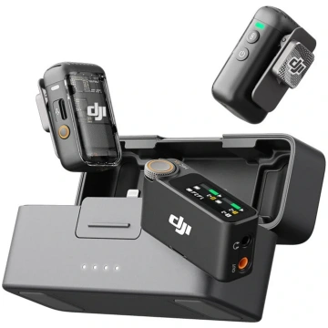 DJI Mic 2 Wireless Microphone System (2TX + 1RX + 