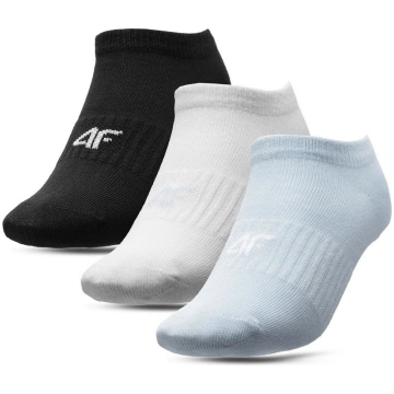 4F Bērnu zeķes, LIGHT BLUE+WHITE+DEEP BLACK