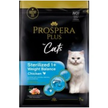 Barība kaķiem – Prospera Plus Sterilized 1+ Chicke
