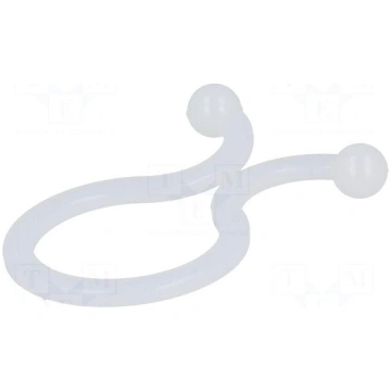 Cable clips | 16.2mm | polyamide | natural | UL94V
