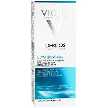 Vichy Dercos Ultra Soothing Shampoo, 200 ml