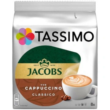 Kafijas kapsulas Tassimo Cappuccino Classico (sade