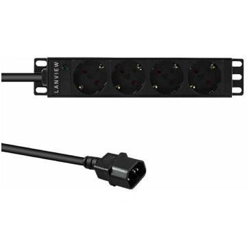 zasilająca Lanview 10" rack mount power strip, | 1