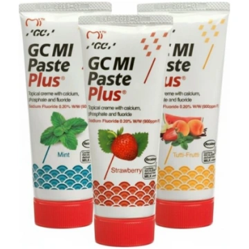 Zobu pasta ar fluorīdu GC Mi Paste Plus Recaldent,