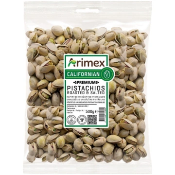 Pistācijas ARIMEX, grauzdētas un sālītas, 500g - 4