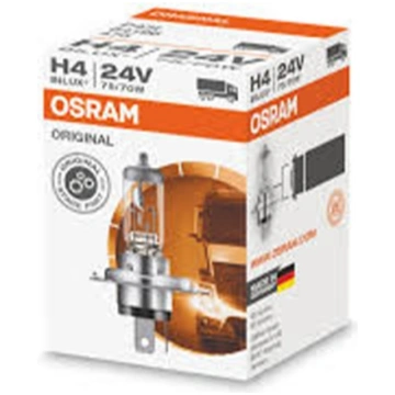 OSRAM Autolampa HALOGEN BILUX H4 24V 75/70W P43t 1