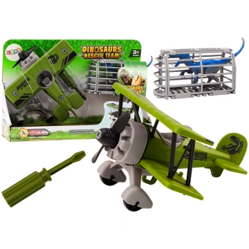 Rotaļu lidmašīna Lean Toys Dinosaurs Rescue Team,
