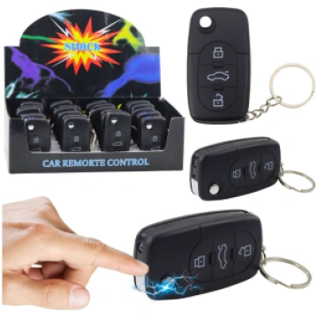 Keychain Car Remote Control LED Flashlight Shock 2