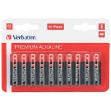 Verbatim AA Alkaline Batteries 1.5V (49875V)