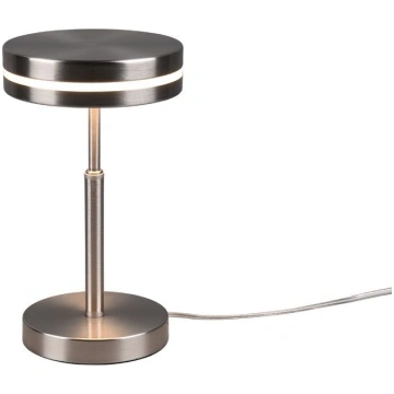 Trio Franklin LED table lamp brushed steel gaismek