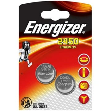 Energizer Bateria CR2450 2 szt. 7638900103816