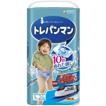 Moony Training autiņbiksītes zēniem, L ,9-14kg, 34