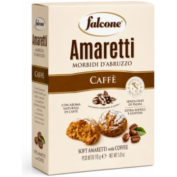 Mīkstie cepumi ar kafijas garšu FALCONE Amaretti a