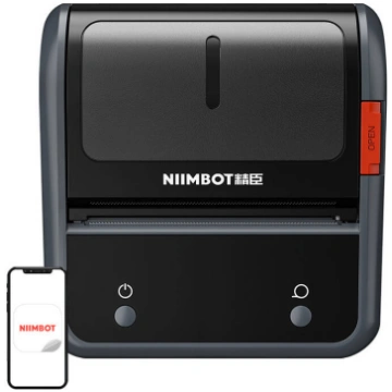 Niimbot B3S_P Thermal Label Printer Gray IAI48647