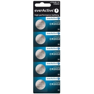 Everactive CR2032-5BB BLISTER PACK, 5-piece set. E