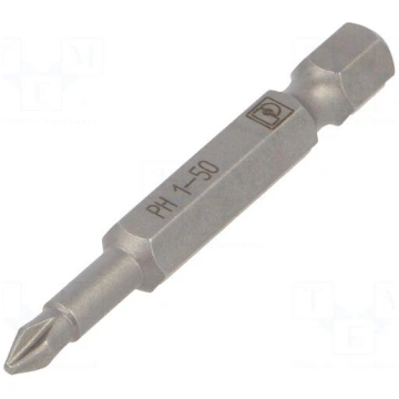 Screwdriver bit | Phillips | PH1 | 1/4" | Overall 