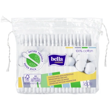 BELLA COTTON vates - papīra kociņi maisiņā, 160 ga