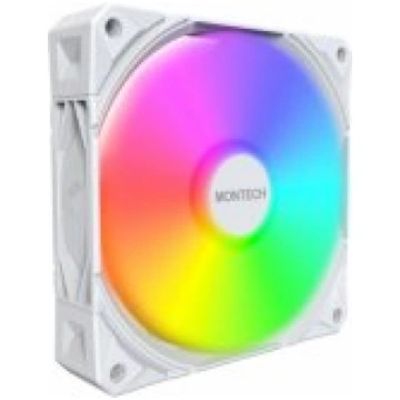 Montech E28 ARGB White 120 mm Case Fan dzesētājs E