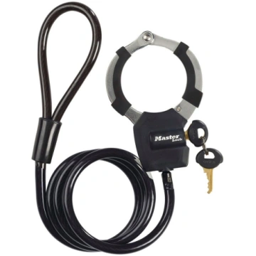 Master Lock Kabeļu ielas slēdzene ar atslēgu 8275E