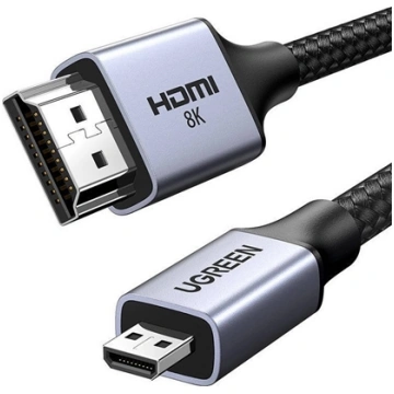 Kabel Ugreen HDMI Micro - HDMI 2m czarny (15517) 1