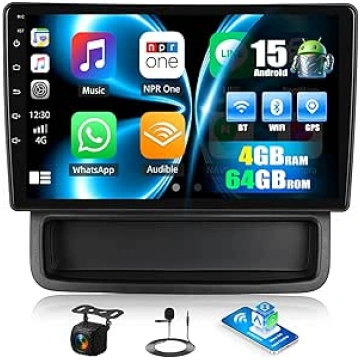 CAMECHO 4+64G Android 15 Autoradio für Renault Tra