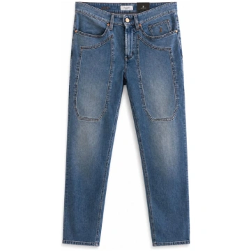 Jeckerson-Jeans con toppa-Denim