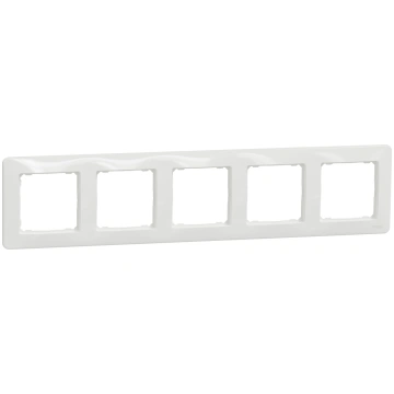 Schneider Electric rāmis 5-v balts SEDNA Design, S