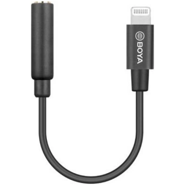 (Ir veikalā) Boya adapter BY-K3 3.5 mm TRS - Light