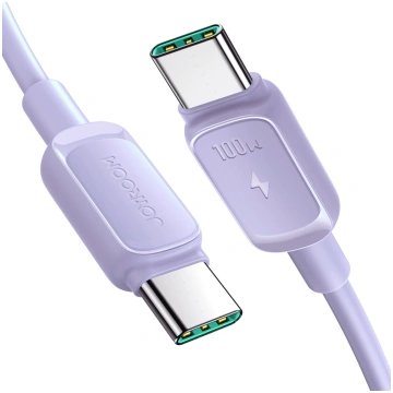 USB-C — USB-C kabelis 100 W 1,2 m violets JOYROOM 