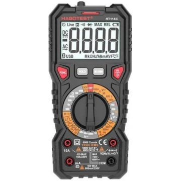 Digitālais multimetrs ar lukturīti HT118C HABOTEST