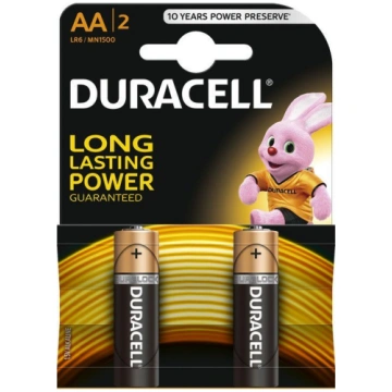 Baterijas Duracell, AA