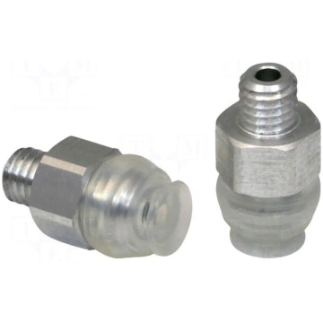 Suction cup | Silicone SI | 6mm | Mounting: M5-AG 