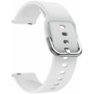 Riff 22mm White Silicone Strap Siksniņa RF-SIL-SAM
