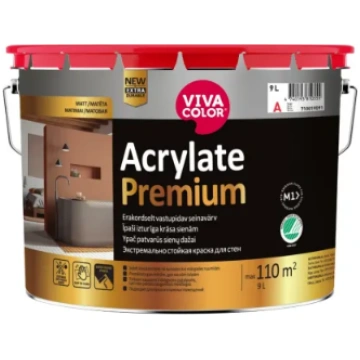 Krāsa iekšdarbiem VIVACOLOR Acrylate Premium C 0.9