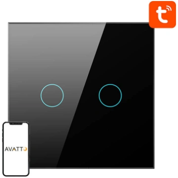 Avatto Smart Light Switch ZigBee ZTS02-EU-B2 2 Way