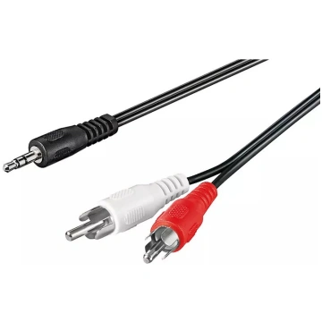 Audio kabelis TECHLY 3,5 mm vīrietis — 2×RCA vīrie