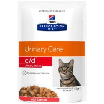 Hills Prescription Diet Urinary Stress c/d Salmon 