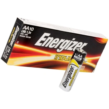 Battery: alkaline; AA; 1.5V; non-rechargeable; 10p