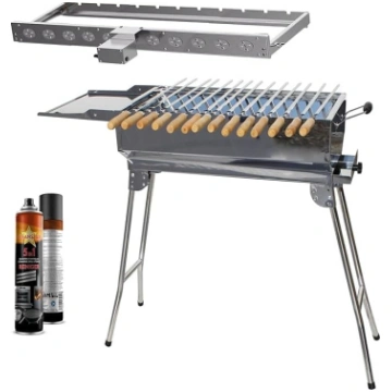 Ogļu grils „Mangal Grill“ no nerūsējošā tērauda — 