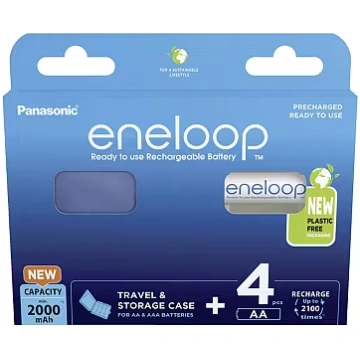 Panasonic Eneloop AA 2000mAh, x4 (BK-3MCDEC4BE; 21