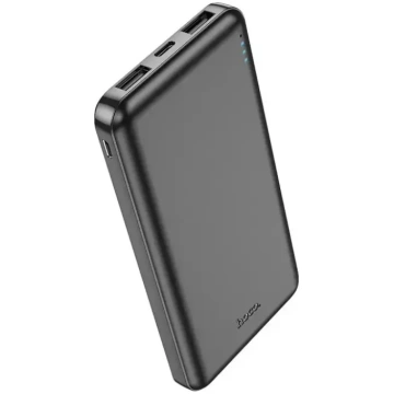 Hoco J100 10000 mAh 2.1A powerbanka - Melna