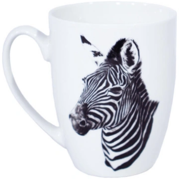 KETLER Krūze keramiska 350ml, Zebra (4750959140826