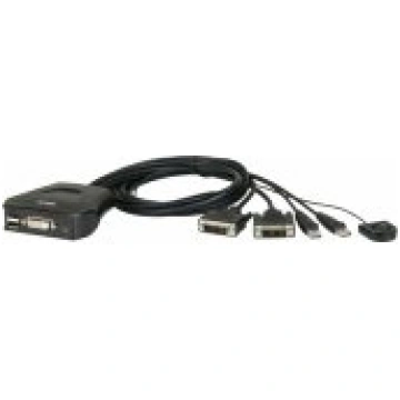ATEN CS-22D 2-Port USB DVI KVM Switch aksesuārs CS