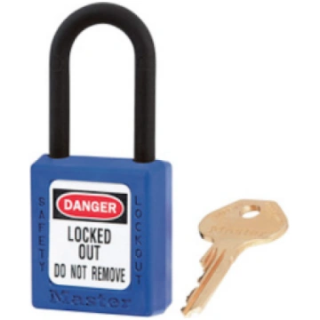 406BLU | Zenex Padlock - Keyed different - Key ret