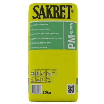 Sakret PM Super Kaļķa/cem java apmešanai un mūrēša