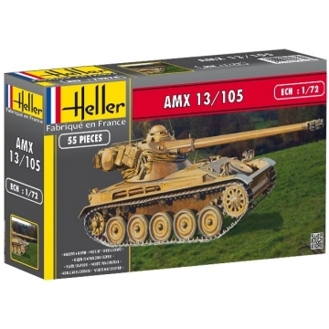 Heller Līmējamais modelis 79874 AMX 13/105 1/72 He