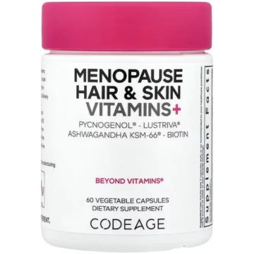 Codeage, Menopause Hair Skin Vitamins+, 60 Vegetab