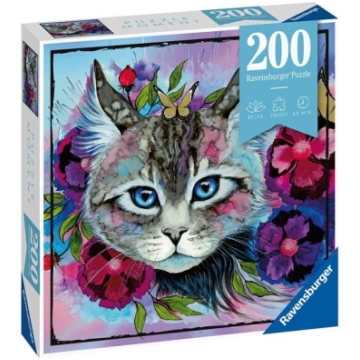 Ravensburger puzle 200 gab. Kaķis